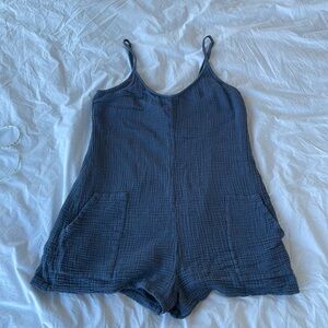 MONROW | blue romper